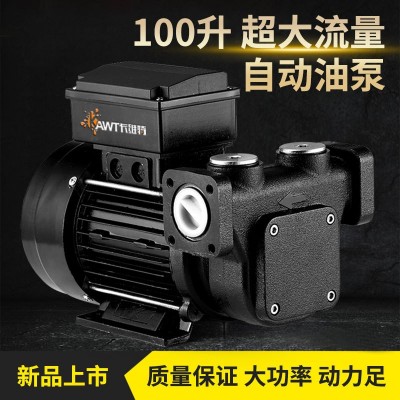 抽油泵12v24v220v防爆大流量柴汽油电动车载加油机设备小型自吸泵图3