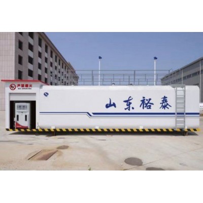 裕泰撬装加油站-35m³双平台加油装置-耐高温阻隔防爆式加油装备图3