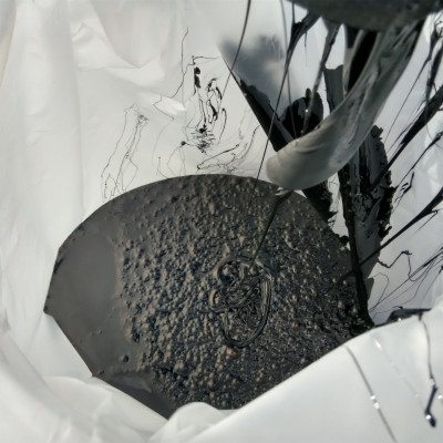 黑色液体沥青SBS改性沥青道路沥青桶装齐鲁石化东海牌沥青图2