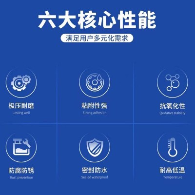 机械轴承锂基润滑脂 黄油 桶装批发耐高温汽车通用工业润滑脂800g图5