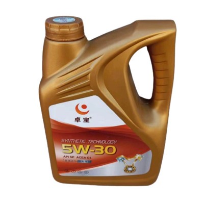 长城卓宝全合成SN5W/30汽油机油 汽车发动机油 高端轿车用油4L可图5