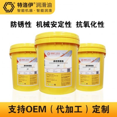 通用锂基脂1号2号3号工程机械设备轴承耐高温锂基脂黄油厂家图3