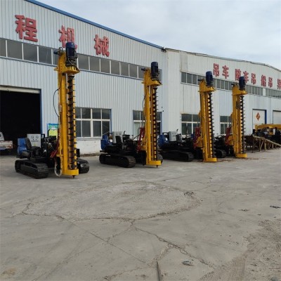 光伏电打桩机 太阳能电站钻孔机 YH-G300Z 液压动力头图2