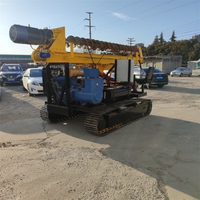 光伏电打桩机 太阳能电站钻孔机 YH-G300Z 液压动力头图4