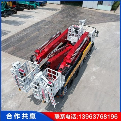 隧道拱架安装台车 汽车双臂式龙拱架施工 运转灵活图2