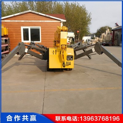 3-8吨履带蜘蛛吊车 折叠式伸缩臂微型吊 小型行走吊图2
