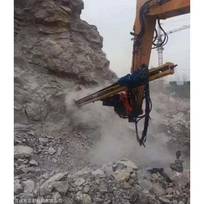 挖机改装边坡锚杆钻机 隧道拱顶打锚杆 360度旋转装置 挖机改钻机图5
