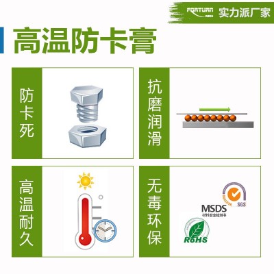 全合成超高温润滑脂陶瓷高温油膏1400℃白色高温防卡剂图2