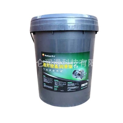 昆仑润滑油黄油 通用锂基润滑脂3/2/1号 15kg/桶 原厂 通用脂批发图4