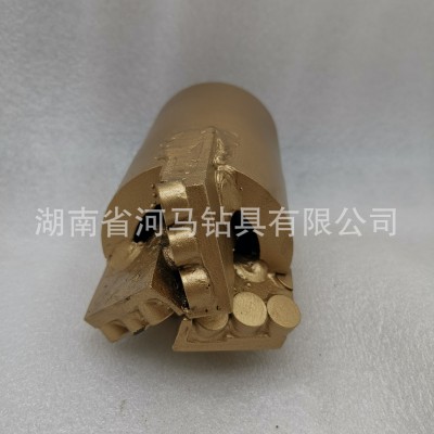 厂家供应矿用金刚石钻头75三叶刮刀 复合片pdc无芯钻井钻头图4