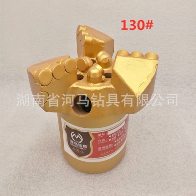 矿山机械设备153mm 三叶三翼内凹加强 金刚石复合片pdc不取芯钻头图4