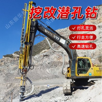 挖改螺旋钻 液压钻机动力头 房屋地基打桩机 振华机械厂家定制图5