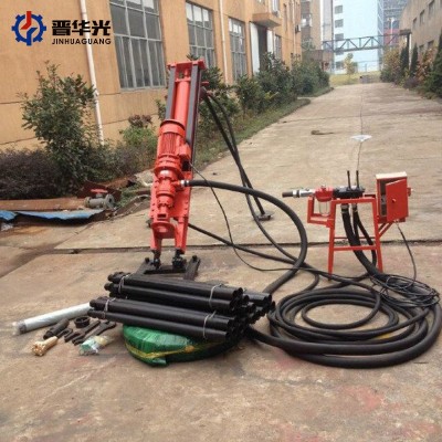 小型支架式潜孔钻机 气电联动70/100型潜孔钻机 风动液压潜孔钻机图2