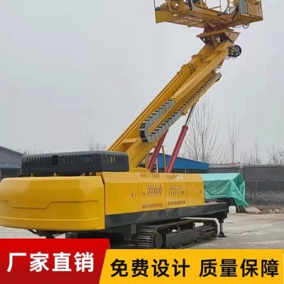 泽之信 锚杆钻机 履带式高压旋喷打桩机 20米地基打桩设备图2