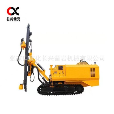 长兴凿岩 680BC履带式一体液压潜孔钻机 单双马达 除尘 露天采矿图5