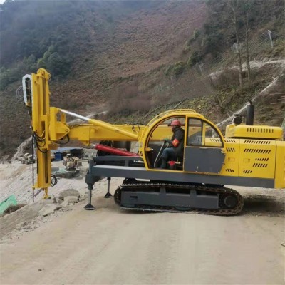 履带式隧道钻机 铁路工程小型支架式钻孔设备 操作简单图5