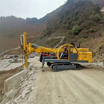 履带式隧道钻机 铁路工程小型支架式钻孔设备 操作简单图4