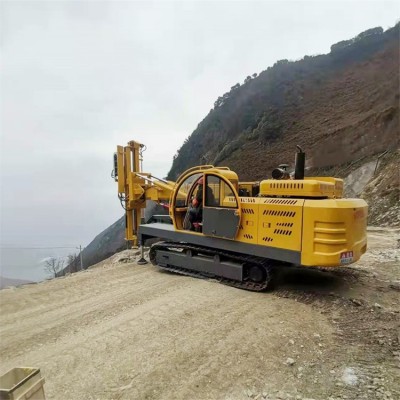 履带式隧道钻机 铁路工程小型支架式钻孔设备 操作简单图3