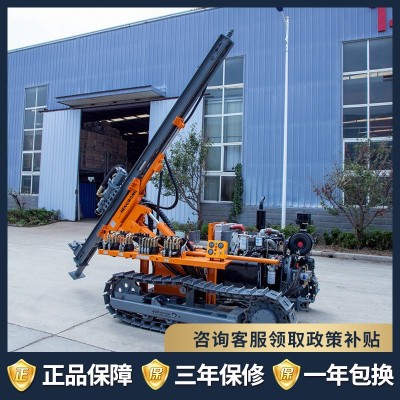 小型履带YQ潜孔钻机 工程爆破岩石钻孔小型气动矿山施工潜孔钻车图2