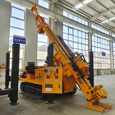 HRM-YX1000岩芯钻机 地质勘探设备 履带液压岩心钻机隧道取样图2