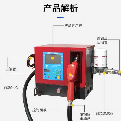 30型智能车载加油机12/24/220V家用小型计价加油机电 动自吸抽油泵图3