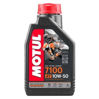 摩特机油 7100 4T 10W-50 SN MA2 法国进口酯类全合成 摩托 车机油图5