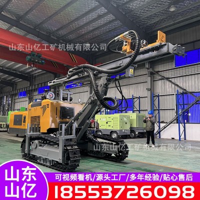 履带式潜孔钻机 爆破孔光伏桩露天钻孔机械 液压式自行走钻孔机图2