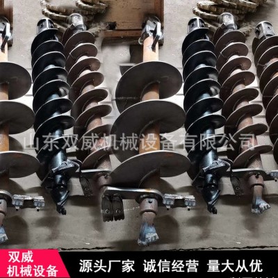 挖掘机打桩机螺旋钻杆 高效螺旋钻杆 打高速路基用螺旋钻杆厂家图2