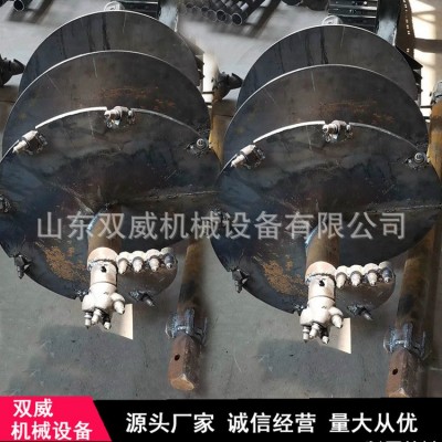 挖掘机打桩机螺旋钻杆 高效螺旋钻杆 打高速路基用螺旋钻杆厂家图3