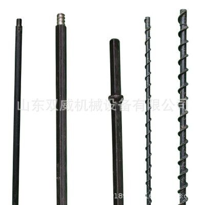 挖掘机打桩机螺旋钻杆 高效螺旋钻杆 打高速路基用螺旋钻杆厂家图5