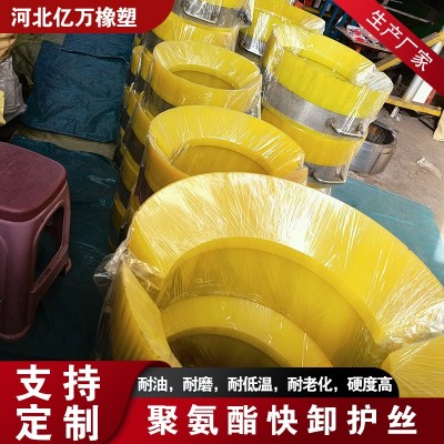 石油机械设备配件对扣接刺穿导向链接 油田套管聚氨酯对扣器图2