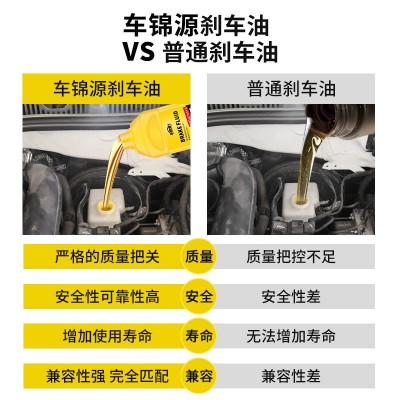 汽车专用刹车油高性能DOT4级DOT3通用货车新能源碟刹全合成制动液图3