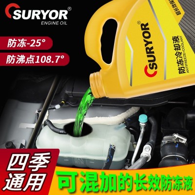防冻液汽车冷却液零下 -25度红色绿色水箱宝轿车发动机长效冷冻液图4
