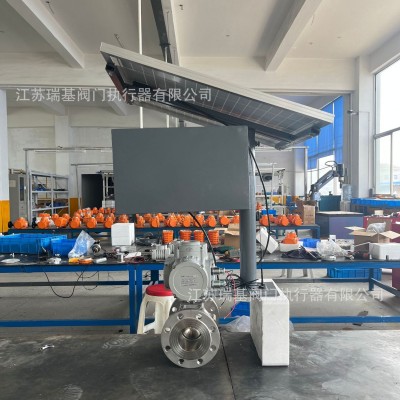 手机APP无线控制电动球阀Q941F-16C DN40 燃气管道太阳能光伏发电图3