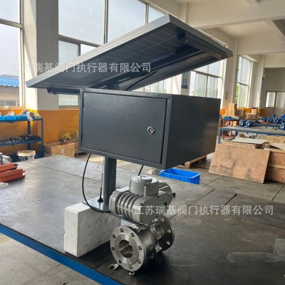 手机APP无线控制电动球阀Q941F-16C DN40 燃气管道太阳能光伏发电图2