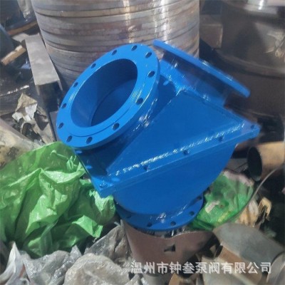 H49J-16C 球形换向止回阀 H49J手动法兰常温 矿浆三通换向止回阀图4
